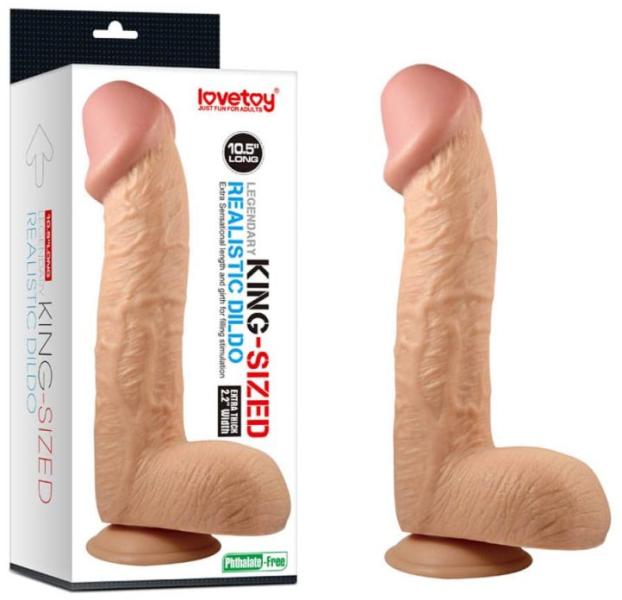 Legendary King-Sized Realistic Dildo 10,5