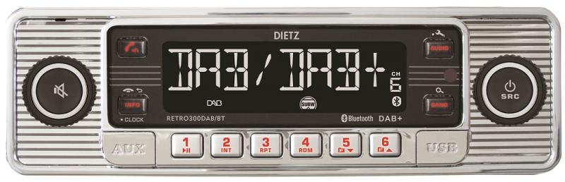 Dietz Retro 300 DAB/BT autórádió vásárlás, olcsó Dietz Retro 300 DAB/BT  autórádió árak, akciók