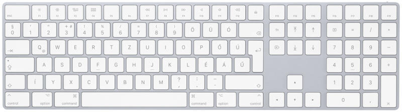 Apple Magic Keyboard with Numeric Keypad HU (MQ052MG/A) vásárlás, olcsó  Apple Magic Keyboard with Numeric Keypad HU (MQ052MG/A) árak, Apple  Billentyűzet akciók