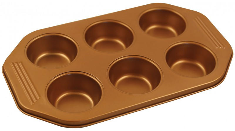 tapadásmentes muffin sütőforma 6 darabos (KB-7375)