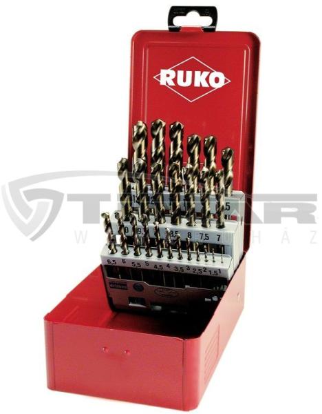 Vásárlás: RUKO 215215S Csigafúró készlet 25 részes HSS-G Co5 1, 0-13, 0mm  (0, 5mm) (215215S) Fúrószár árak összehasonlítása, 215215 S Csigafúró  készlet 25 részes HSS G Co 5 1 0 13 0 mm 0 5 mm 215215 S boltok