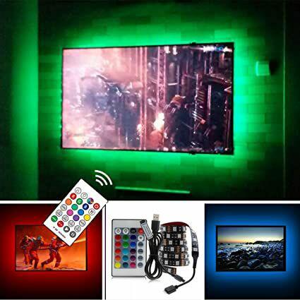 Vásárlás: TV Led háttérvilágítás USB csatlakozós Színes RGB LED szalag  távirányítóval SMD, 30 LED/m, 3 méte LED szalag árak összehasonlítása, TV  Led háttérvilágítás USB csatlakozós Színes RGB LED szalag távirányítóval  SMD 30