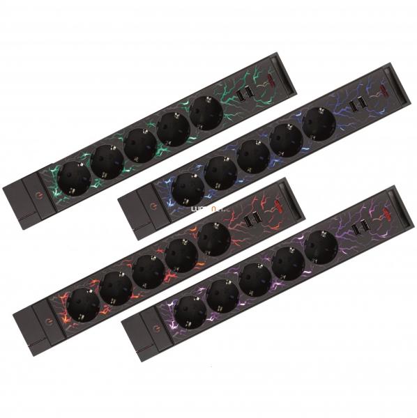 5 Plug + 2 USB 1,4 m (0012528512)