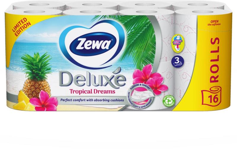 Vásárlás: Zewa Deluxe Tropical Dreams 16db WC-papír árak összehasonlítása,  Deluxe Tropical Dreams 16 db boltok