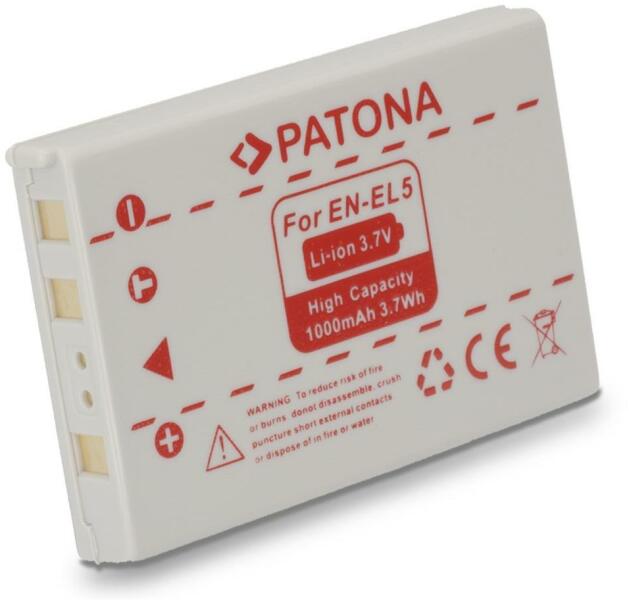 PATONA - Baterie Nikon EN-EL5 1000mAh Li-Ion (IM0333) (Acumulator foto -  video) - Preturi