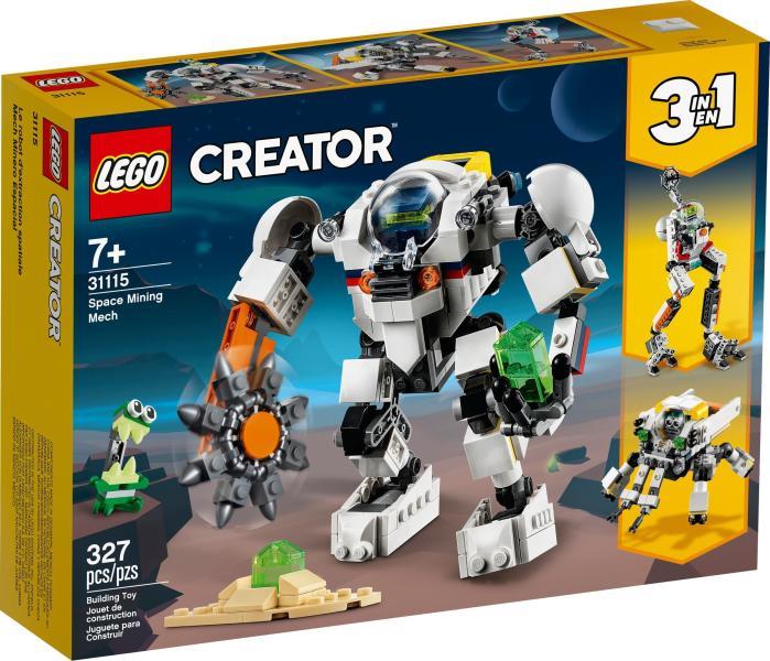 Vásárlás: LEGO® Creator 3-in1 - Űrbányászati robot (31115) LEGO árak  összehasonlítása, Creator 3 in 1 Űrbányászati robot 31115 boltok