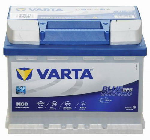 VARTA N60 Blue Dynamic EFB 60Ah 640A right+ (560500064) (Acumulator auto) -  Preturi