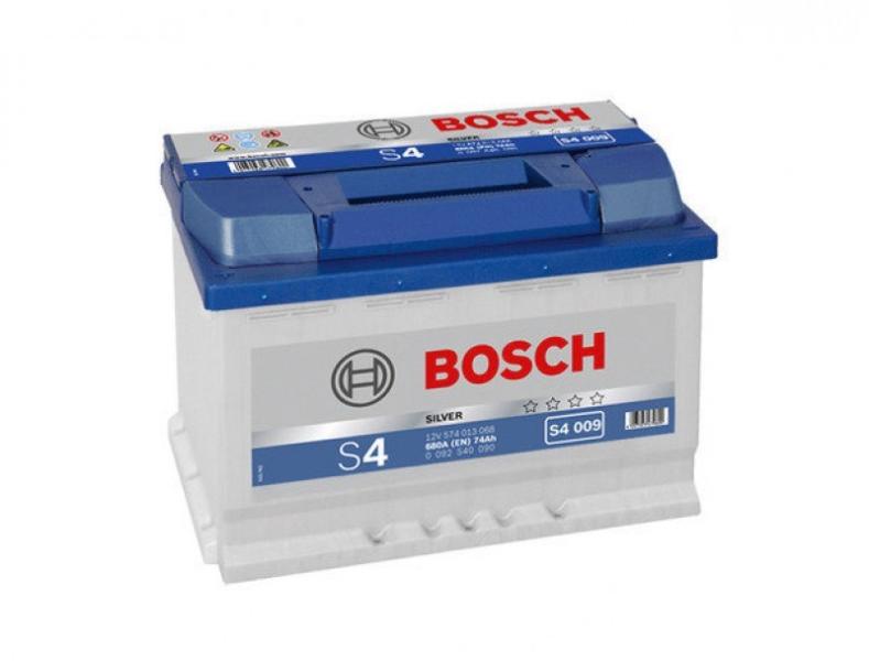 Bosch S4 74Ah 680A left+ (0092S40090) (Acumulator auto) - Preturi