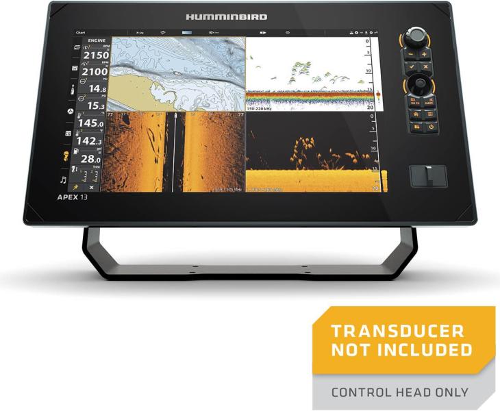 Humminbird APEX 13 MEGA SI+ – Détecteur De Poissons Et Traceur De Cartes 13 Pouces (sans Transmetteur)