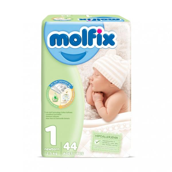 Vásárlás: Molfix 1 Newborn 2-5 kg 44 db Pelenka árak összehasonlítása, 1  Newborn 2 5 kg 44 db boltok