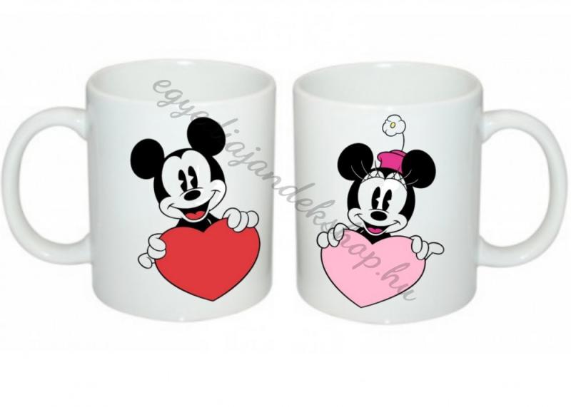Vásárlás: Minnie és Mickey páros bögre (420403) Bögre, csésze árak  összehasonlítása, Minnie és Mickey páros bögre 420403 boltok