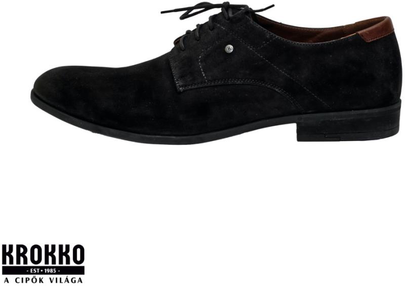 Vásárlás: KLEER pw024-m444 fekete velúr fűzős alkalmi félcipő Férfi cipő  árak összehasonlítása, pw 024 m 444 fekete velúr fűzős alkalmi félcipő  boltok