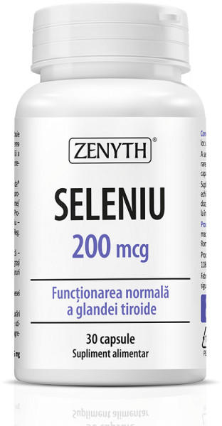 Zenyth Pharmaceuticals Seleniu 200 mcg - 30 cps (Suplimente nutritive) -  Preturi