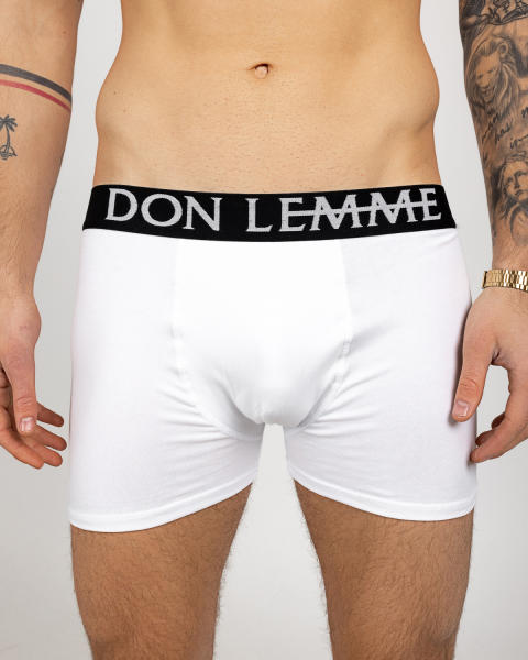 Don Lemme Duopack Boxeri - albi Mărime: S (7017) (Chilot barbati) - Preturi