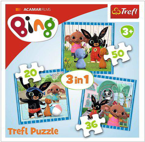 Vásárlás: Trefl Bing - Móka a barátokkal 3 az 1-ben puzzle (34851) Puzzle  árak összehasonlítása, Bing Móka a barátokkal 3 az 1 ben puzzle 34851 boltok