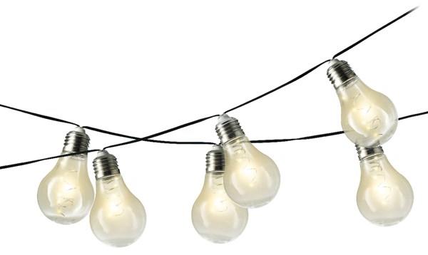 Vásárlás: Lumineo Napelemes villanykörte füzér 4, 5 m, 10 izzó, 50 LED  (40101044) Kültéri izzósor árak összehasonlítása, Napelemes villanykörte  füzér 4 5 m 10 izzó 50 LED 40101044 boltok