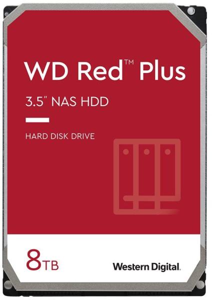 Western Digital WD Red Plus 8 To SATA 6Gb/s Cache 256 Mo