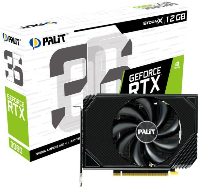 Palit GeForce RTX 3060 StormX 12GB GDDR6 (NE63060019K9-190AF) Видео карти  Цени, оферти и мнения, списък с магазини