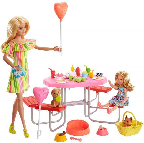 Vásárlás: Mattel Barbie - Barbie és Chelsea piknik parti játékszett (GNC61)  Barbie baba árak összehasonlítása, Barbie Barbie és Chelsea piknik parti  játékszett GNC 61 boltok