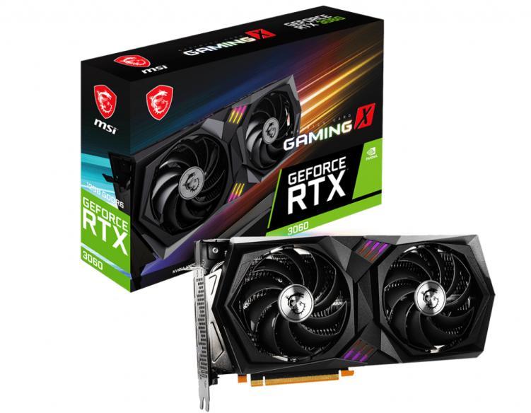 MSI GeForce RTX 3060 GAMING X 12GB GDRR6 192bit (V397-019R) Placa