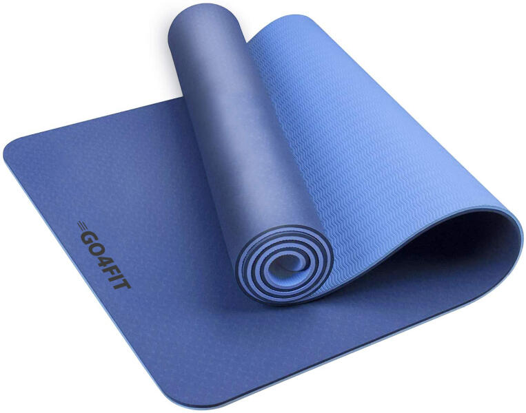 GO4FIT Saltea pentru antrenament , GO4FIT, pentru yoga, fitness, aerobic,  pilates, exercitii la sol, dimensiune 183 62 6 mm (AB-051) (Roata yoga) -  Preturi
