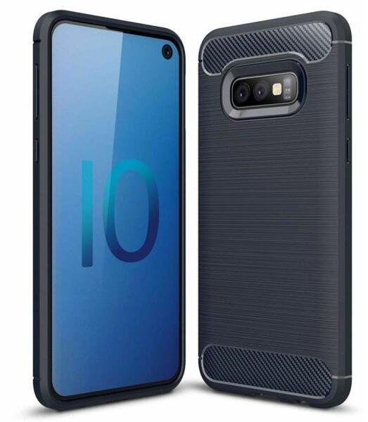 Gema Mixt Husa telefon TPU model carbon , Gema Mixt pentru Samsung Galaxy  S10 e , albastru (Husa telefon mobil) - Preturi