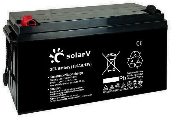ITechSol Baterie (acumulator) GEL SolarV 150Ah, 12V, C10 deep cycle  (ES4112150) (Alte accesorii sisteme solare) - Preturi