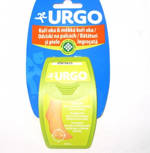URGO Laboratories Urgo Plasturi hidrocoloidali cu glicerina pentru bataturi  x 5 (Ingrijirea picioarelor) - Preturi