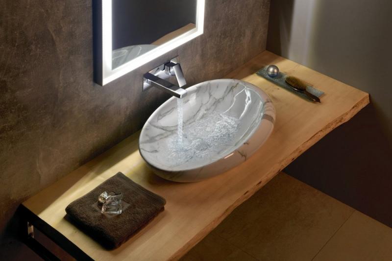 Dalma 68x44 cm white marble (MM317)