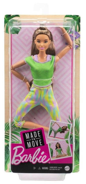 Vásárlás: Mattel Barbie - Made To Move - Jógababa Hósszú Hullámos Barna  Hajú Jógababa (GXF05) Barbie baba árak összehasonlítása, Barbie Made To  Move Jógababa Hósszú Hullámos Barna Hajú Jógababa GXF 05 boltok