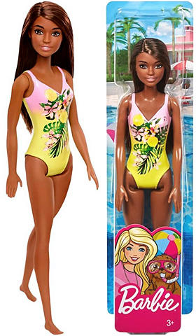 Vásárlás: Mattel Barbie - Beach Barbie - Barna Hajú Baba Trópusi Mintás  Fürdőruhában (GHW39) Barbie baba árak összehasonlítása, Barbie Beach Barbie  Barna Hajú Baba Trópusi Mintás Fürdőruhában GHW 39 boltok