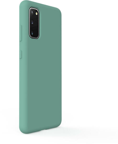 Lemontti Husa Lemontti Husa Liquid Silicon Samsung Galaxy S20 Forest Green  (protectie 360°, material fin, captusit cu microfibra) (LEMCLSS20FG) -  vexio (Husa telefon mobil) - Preturi