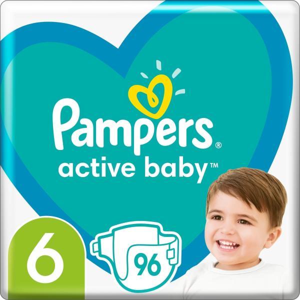 Vásárlás: Pampers Active Baby 6 Junior (13-18kg) 96db Pelenka árak  összehasonlítása, Active Baby 6 Junior 13 18 kg 96 db boltok