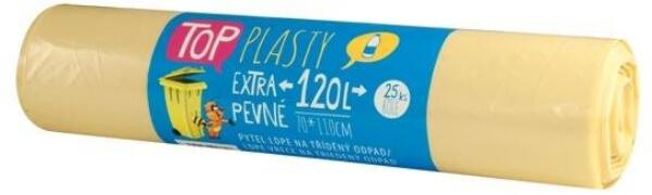 LDPE Top műanyaghoz 120 l, 25 db, sárga