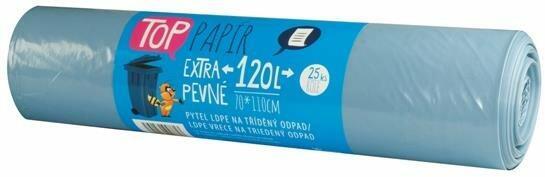 LDPE Top papírhoz 120 l, 25 db, kék