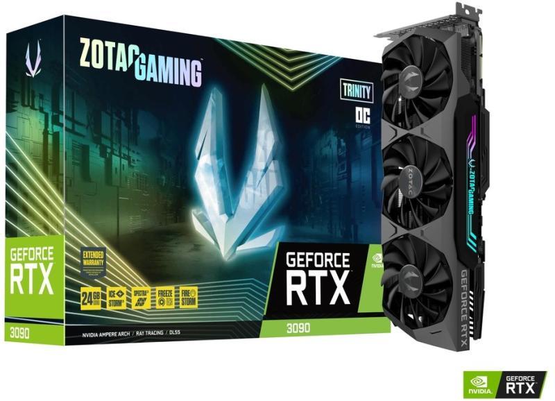 ZOTAC GAMING GeForce RTX 3090 Trinity OC 24GB GDDR6X 384bit (ZT