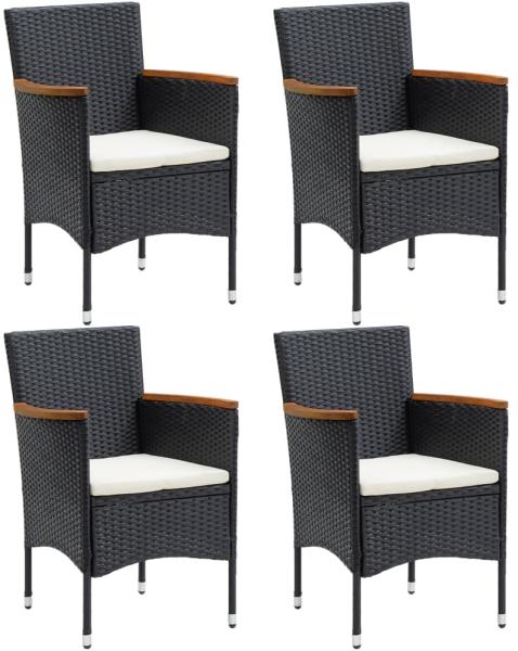 4 db Polyrattan kerti étkezőszék (310562/63/64/65/66/67)