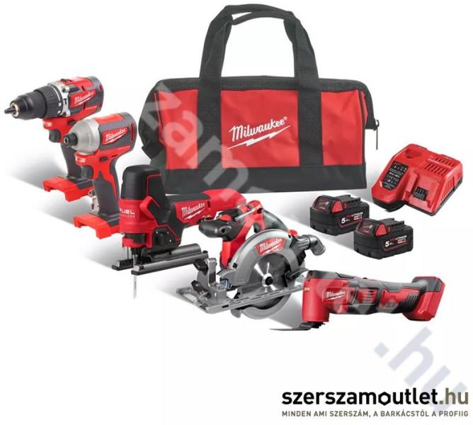 Milwaukee M18 FPP5K-502B (4933471209) (Set scule) - Preturi