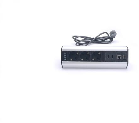 3 Plug + 2 USB 1,8 m (DPS-114-3S)