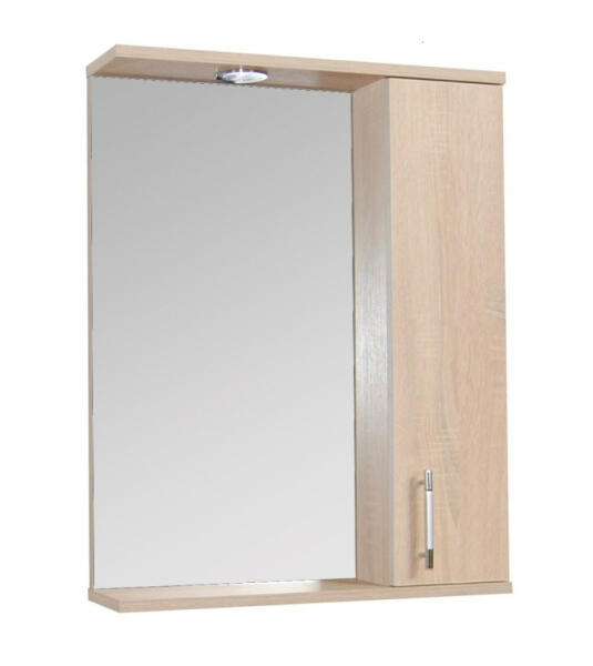 Vásárlás: Proda Oglio Fürdőszobai tükrös szekrény 55cm sonoma Fürdőszoba  bútor árak összehasonlítása, Oglio Fürdőszobai tükrös szekrény 55 cm sonoma  boltok