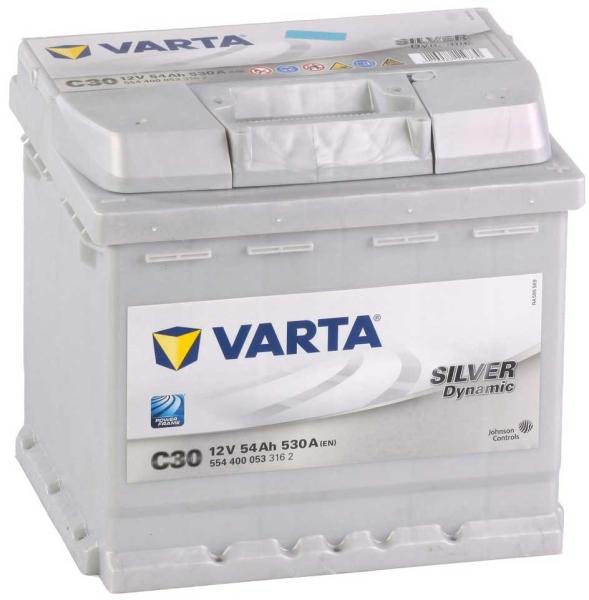 Republic group silk VARTA C30 Silver Dynamic 54Ah 530A right+ (554 400 053) (Acumulator auto) -  Preturi