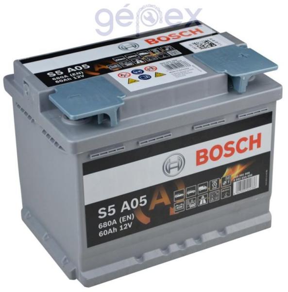 Bosch S5 AGM 60Ah 680A right+ (0092S5A050) (Acumulator auto) - Preturi