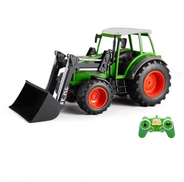 Távirányítós traktor homlokrakodóval 1:16