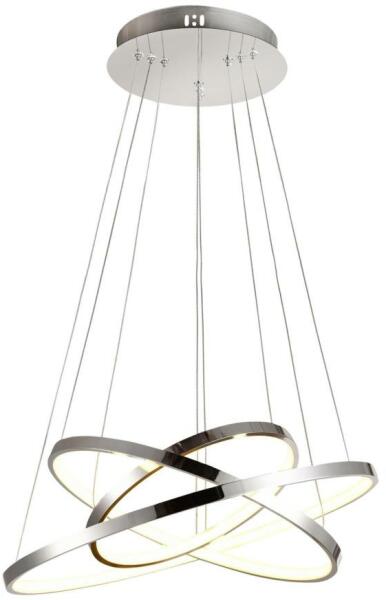 Vásárlás: Candellux Candellux-Króm hármas LED LUNE gyűrűs függeszték lámpa,  60W 4000K-króm (33-64738) Fali- és mennyezeti lámpa, csillár árak  összehasonlítása, Candellux Króm hármas LED LUNE gyűrűs függeszték lámpa 60  W 4000 K króm