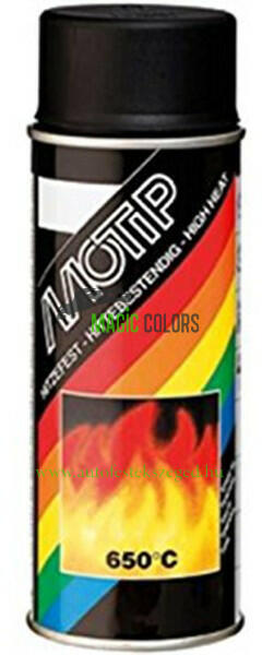 Vásárlás: MOTIP Hőálló festék spray - fekete 650°C Autófesték, autólakk  árak összehasonlítása, Hőálló festék spray fekete 650 C boltok