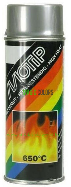 Vásárlás: MOTIP Hőálló festék spray - Ezüst 650°C Aerosolos festék árak  összehasonlítása, Hőálló festék spray Ezüst 650 C boltok