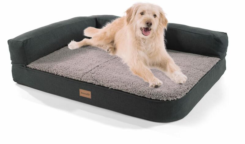 Brunolie Odin, легло за куче, подложка за куче, възможност за пране,  ортопедично, нехлъзгащо се, дишащо, мемори пяна, големина M (100 x 12 x 80  см. ) (10252641) (10252641) - electronic-star Легла за
