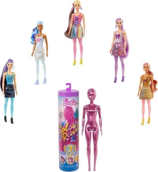 Vásárlás: Mattel Barbie - Color Reveal - Csillámvarázs Meglepetés Baba  Kiegészítőkkel (GTR93) Barbie baba árak összehasonlítása, Barbie Color  Reveal Csillámvarázs Meglepetés Baba Kiegészítőkkel GTR 93 boltok