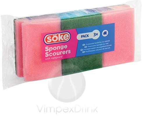Söke Eco mosogatószivacs form. 3db