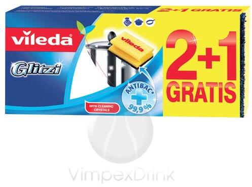 Glitzi súroló szivacs 2+1db